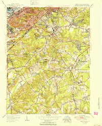 Anacostia 1951 topographic map thumbnail
