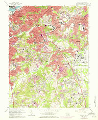 Anacostia 1965 topographic map thumbnail