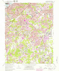Anacostia 1965 topographic map thumbnail