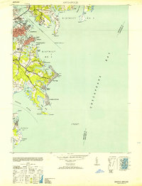 Annapolis 1953 topographic map thumbnail