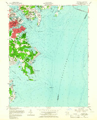 Annapolis 1957 topographic map thumbnail