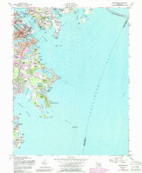 Annapolis 1957 topographic map thumbnail