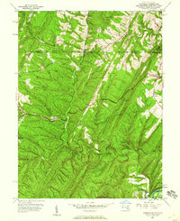 Artemas 1950 topographic map thumbnail