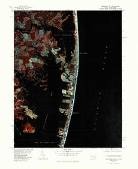 Assawoman Bay 1980 topographic map thumbnail