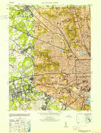Baltimore West 1953 topographic map thumbnail