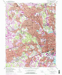 Baltimore West 1953 topographic map thumbnail