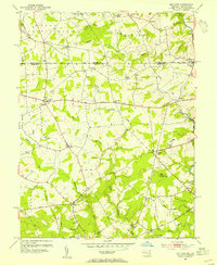 Bay View 1953 topographic map thumbnail