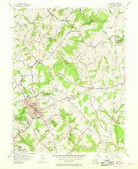 Bel Air 1956 topographic map thumbnail