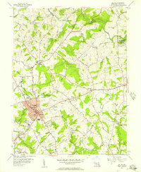 Bel Air 1956 topographic map thumbnail