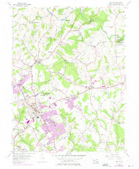 Bel Air 1956 topographic map thumbnail
