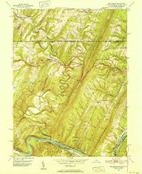 Bellegrove 1951 topographic map thumbnail