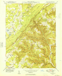 Bittinger 1949 topographic map thumbnail