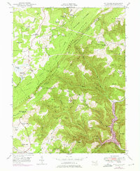 Bittinger 1947 topographic map thumbnail