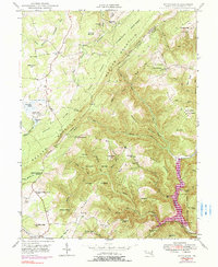 Bittinger 1947 topographic map thumbnail