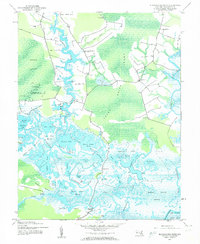 Blackwater River 1942 topographic map thumbnail