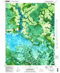 Blackwater River 1982 topographic map thumbnail