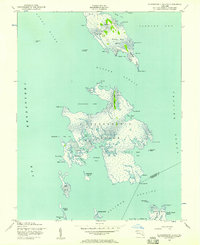 Bloodsworth Island 1942 topographic map thumbnail