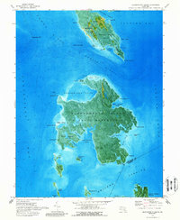 Bloodsworth Island 1973 topographic map thumbnail