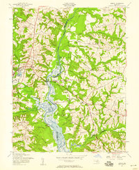 Bristol 1957 topographic map thumbnail