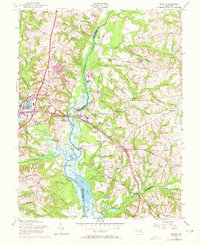 Bristol 1957 topographic map thumbnail