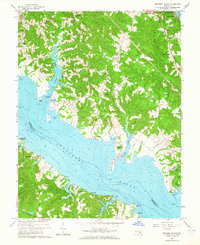 Broomes Island 1963 topographic map thumbnail