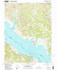 Broomes Island 1963 topographic map thumbnail