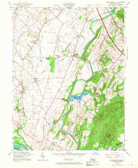 Buckeystown 1952 topographic map thumbnail