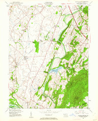 Buckeystown 1952 topographic map thumbnail