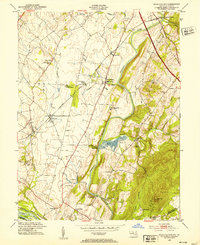 Buckeystown 1952 topographic map thumbnail