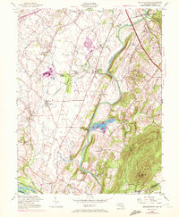 Buckeystown 1952 topographic map thumbnail