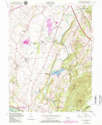 Buckeystown 1952 topographic map thumbnail