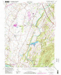 Buckeystown 1952 topographic map thumbnail