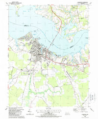 Cambridge 1988 topographic map thumbnail