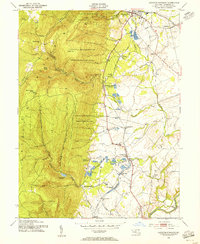 Catoctin Furnace 1953 topographic map thumbnail