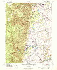 Catoctin Furnace 1953 topographic map thumbnail