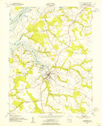 Centreville 1954 topographic map thumbnail