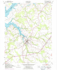 Centreville 1954 topographic map thumbnail