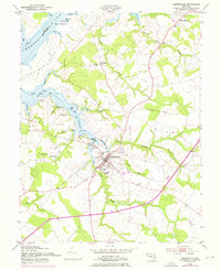 Centreville 1954 topographic map thumbnail