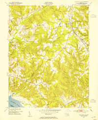 Charlotte Hall 1953 topographic map thumbnail