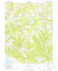 Charlotte Hall 1953 topographic map thumbnail