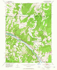 Cherry Run topographic map thumbnail
