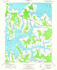 Church Creek 1942 topographic map thumbnail