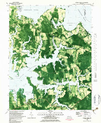 Church Creek 1982 topographic map thumbnail