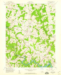 Clarksville 1957 topographic map thumbnail