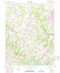 Clarksville 1957 topographic map thumbnail