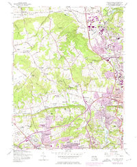 Cockeysville 1957 topographic map thumbnail