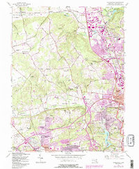 Cockeysville 1957 topographic map thumbnail