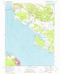 Colonial Beach North 1968 topographic map thumbnail