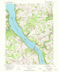 Conowingo Dam 1953 topographic map thumbnail