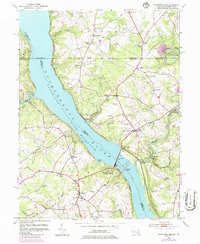 Conowingo Dam 1953 topographic map thumbnail